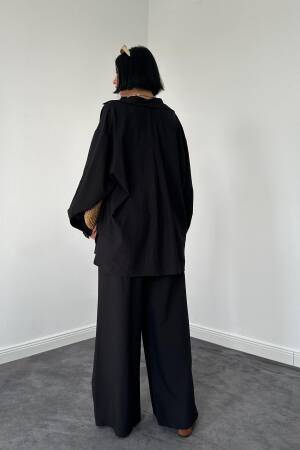 Alice Shirt And Loose Cut Trousers Set - Elisa - Globality Store - Women Clothes Wholesale Turkey