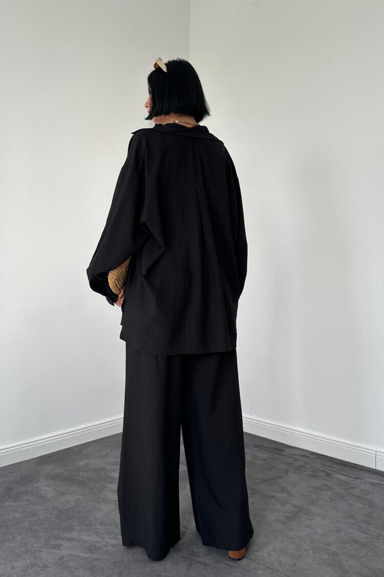 Alice Shirt And Loose Cut Trousers Set