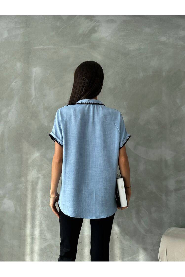 Shepherd Stitched Linen Shirt