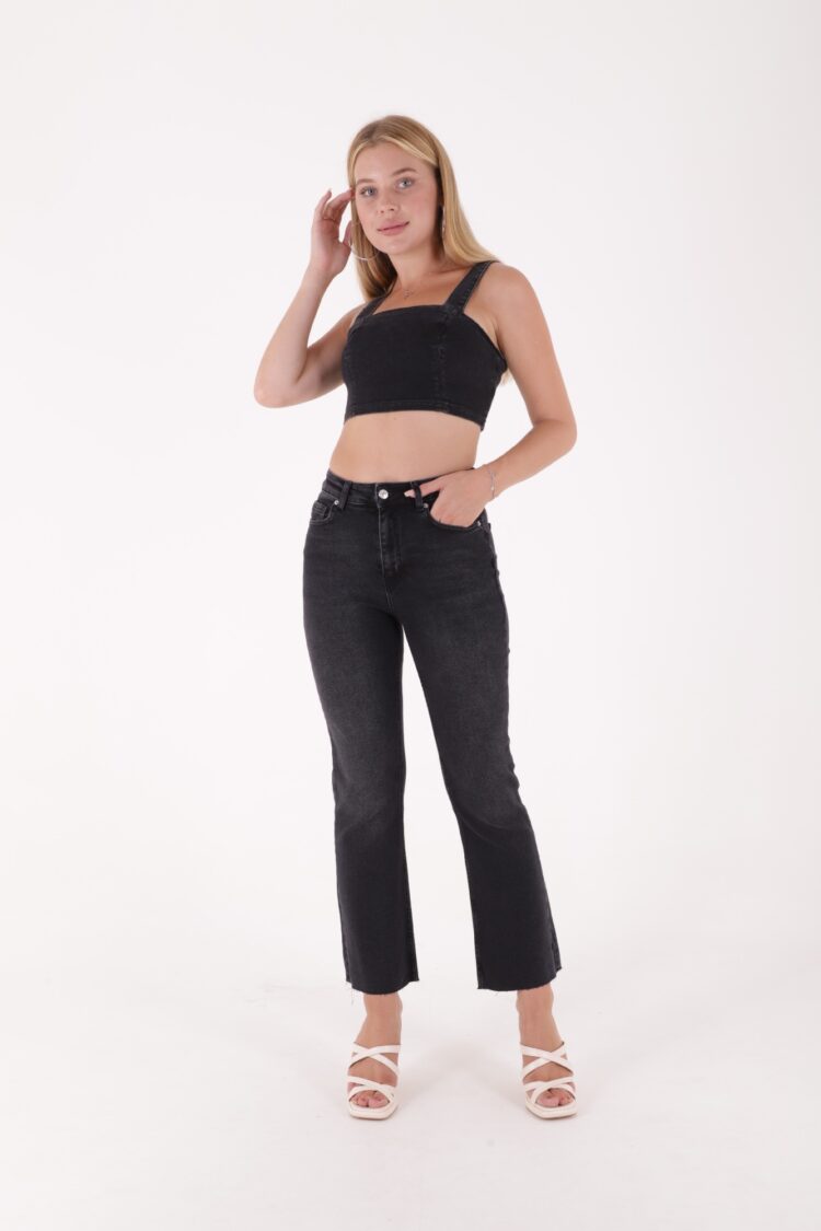 Jeans - Anthracite - XLove - Globality Store - Women Clothes Wholesale Turkey