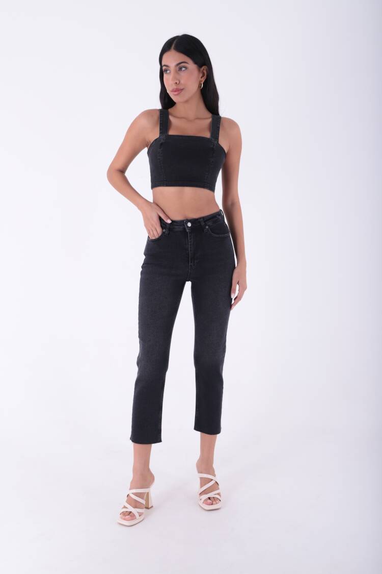 Jeans - Anthracite - Brand: XLove - Women's Clothing Wholesale - Globality Store
