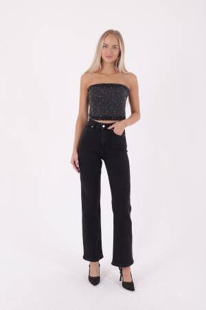 Stitched Wide Leg Relax Jeans - XLove - Globality Store - Women Clothes Wholesale Turkey