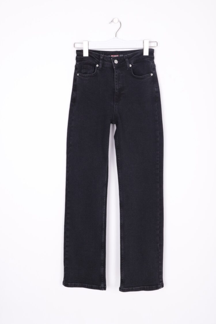 Stitched Wide Leg Relax Jeans