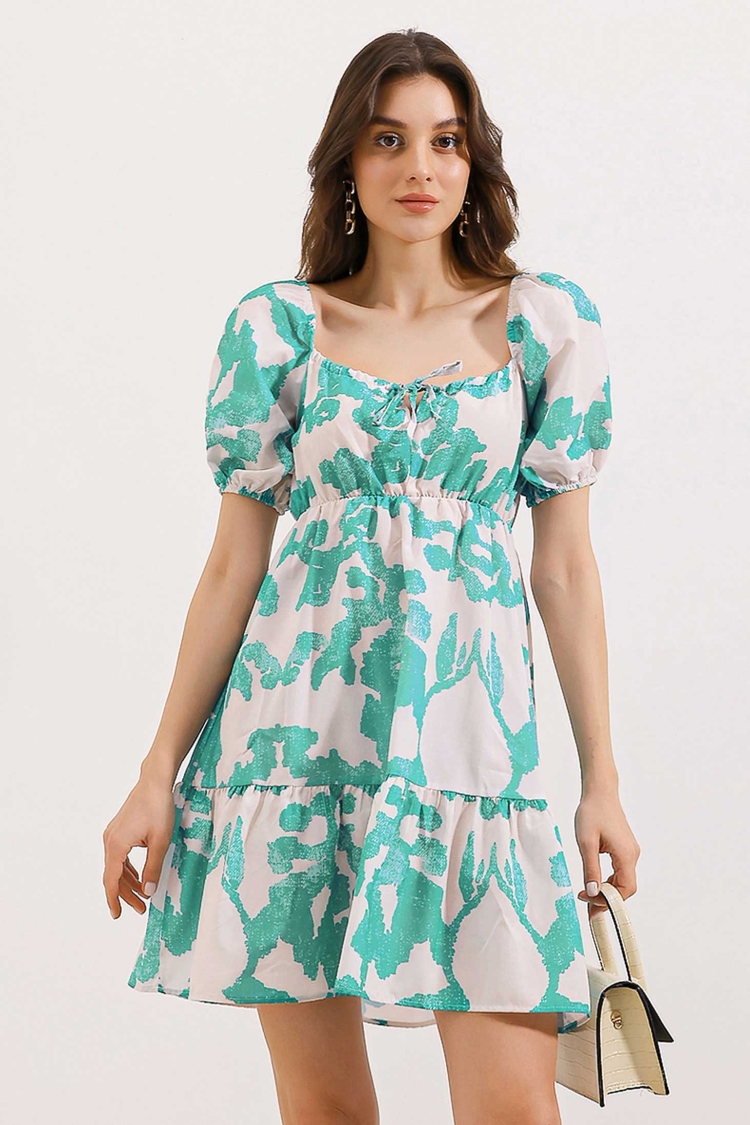 Flared Poplin Dress - D. - Bigdart - Globality Store - Women Clothes Wholesale Turkey