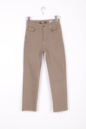 Tassel Finished High Waist Mom Fit Jean - Brand: XLove - Women's Clothing Wholesale - Globality Store