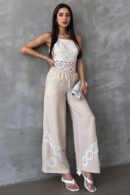 Lace Trousers - Topshow - Globality Store - Women Clothes Wholesale Turkey