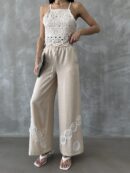 Lace Trousers - Topshow - Globality Store - Women Clothes Wholesale Turkey