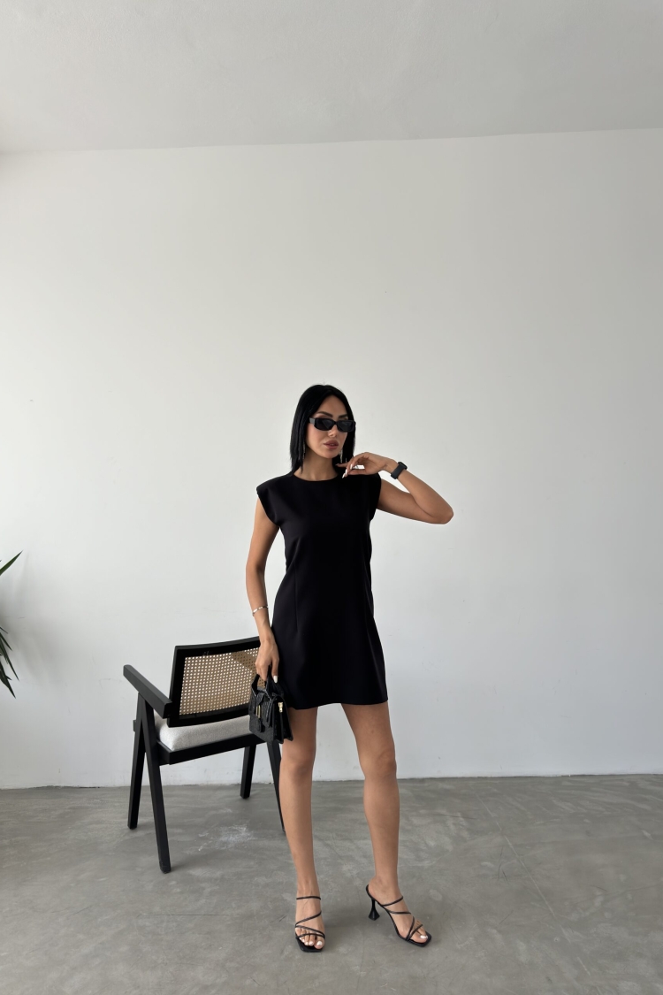 Padded T Sleeve Mini Dress