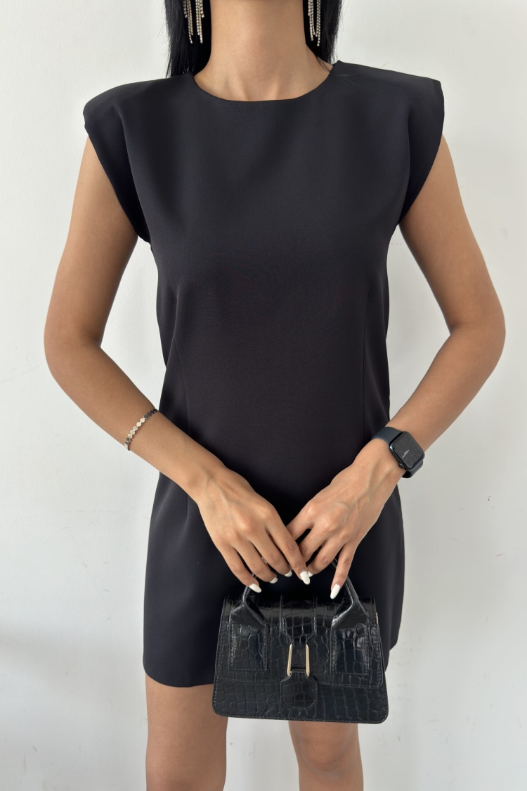 Padded T Sleeve Mini Dress