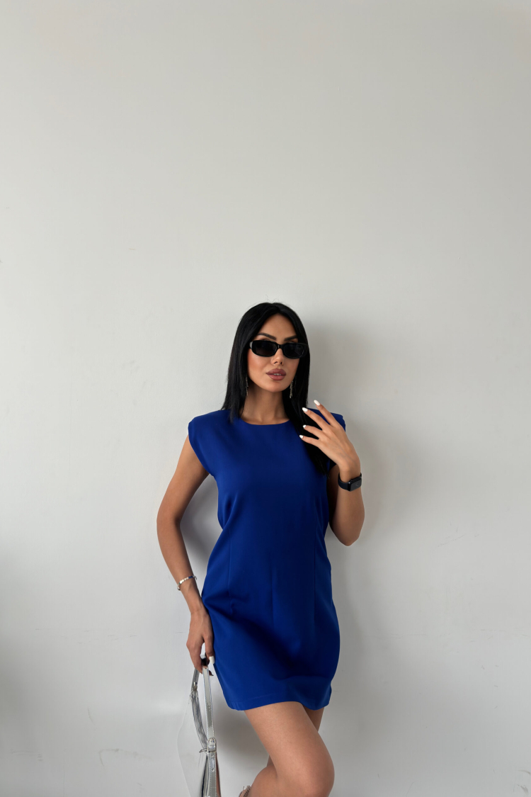 Padded T Sleeve Mini Dress