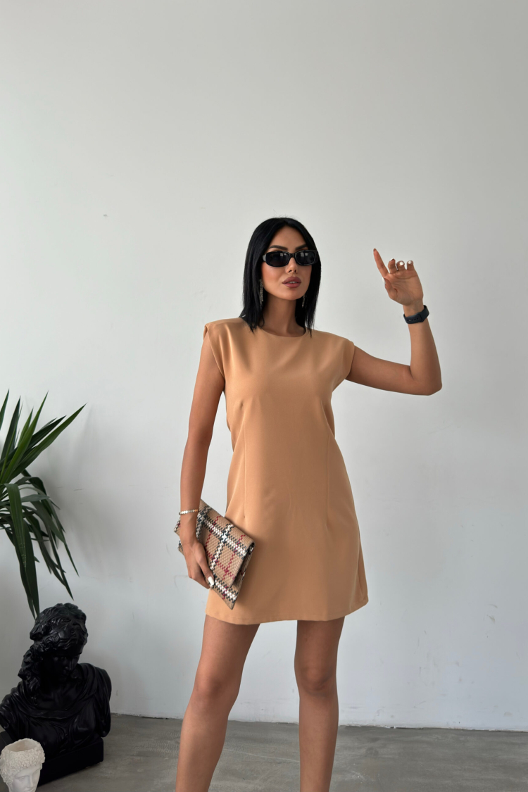 Padded T Sleeve Mini Dress
