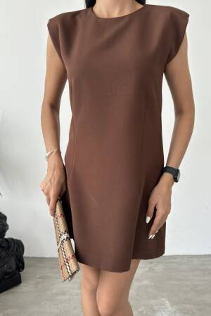 Padded T Sleeve Mini Dress - Fiori - Globality Store - Women Clothes Wholesale Turkey