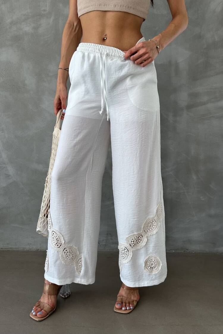 D 2441 Lace-up Trousers
