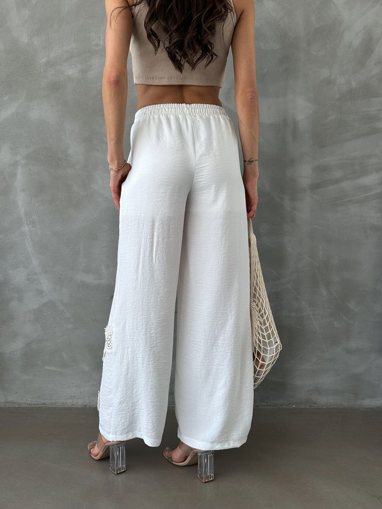 D 2441 Lace-up Trousers