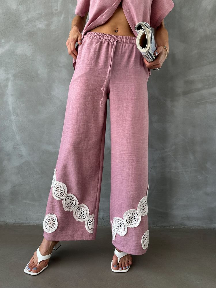 Powder Laced Trousers