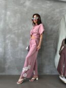 Powder Laced Trousers - Topshow - Globality Store - Women Clothes Wholesale Turkey