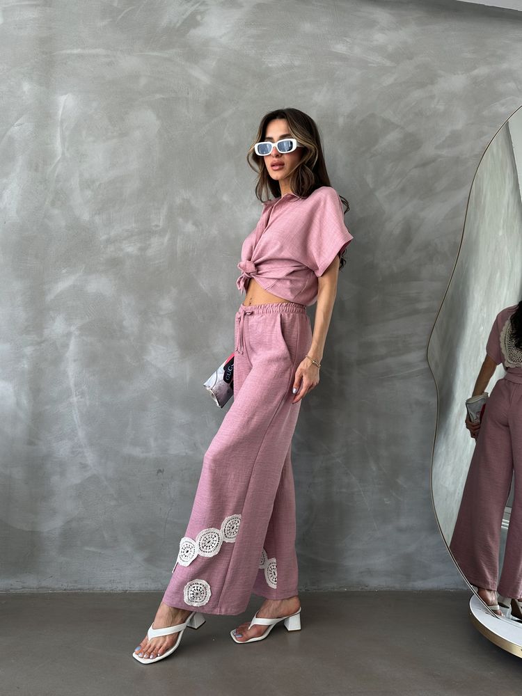 Powder Laced Trousers