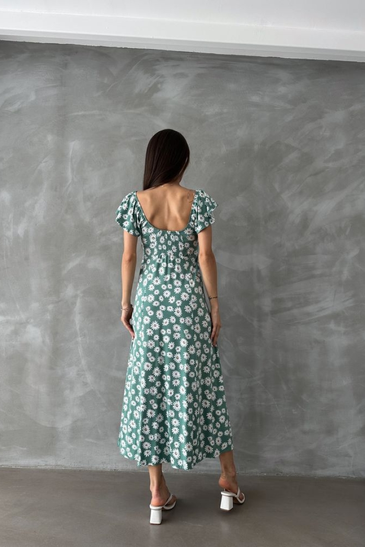 Çağla D 2714 Floral Printed Dress
