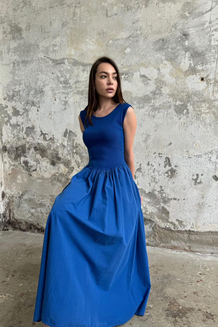Ribbed Top Maxi Dress - Saks