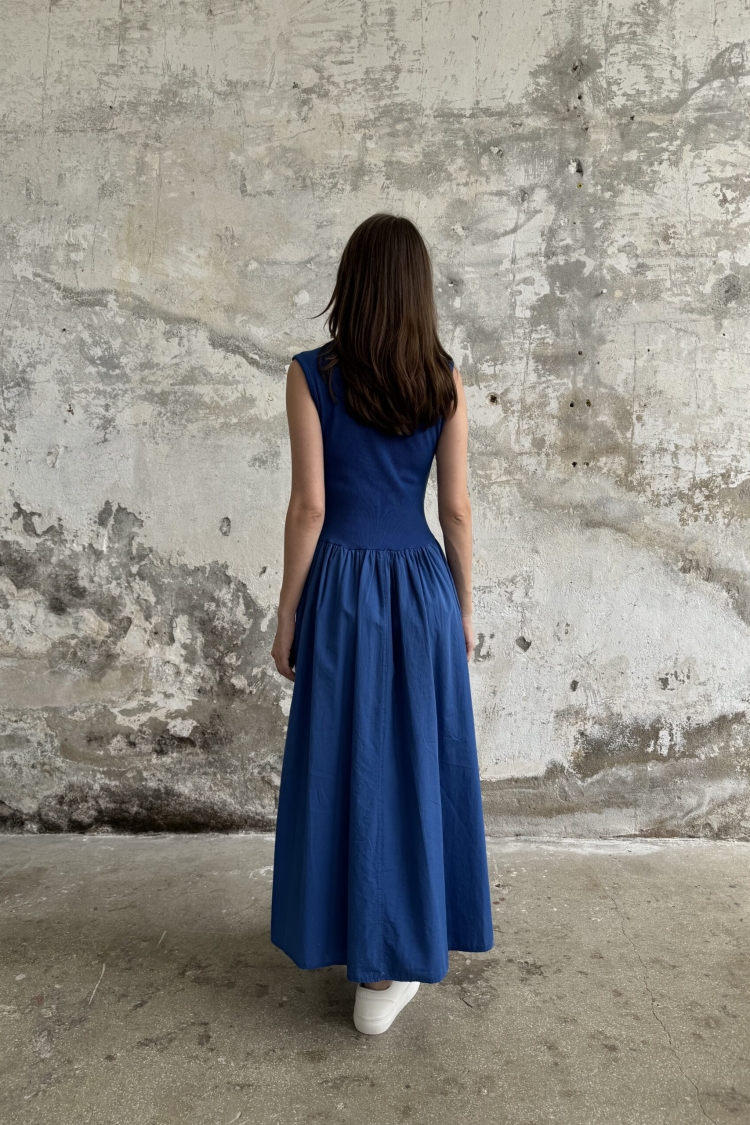 Ribbed Top Maxi Dress - Saks