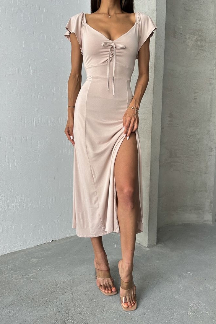 Tas D 2715 Plain Viscose Dress