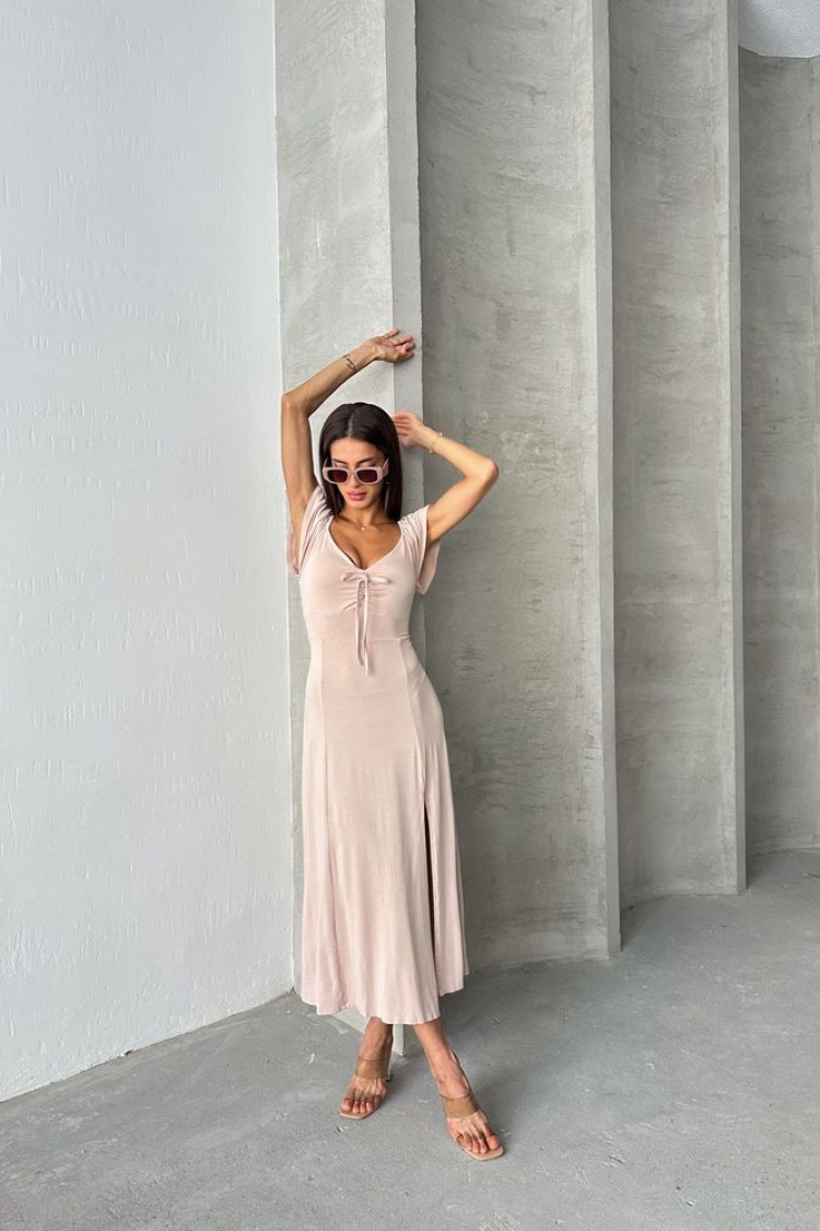 Tas D 2715 Plain Viscose Dress