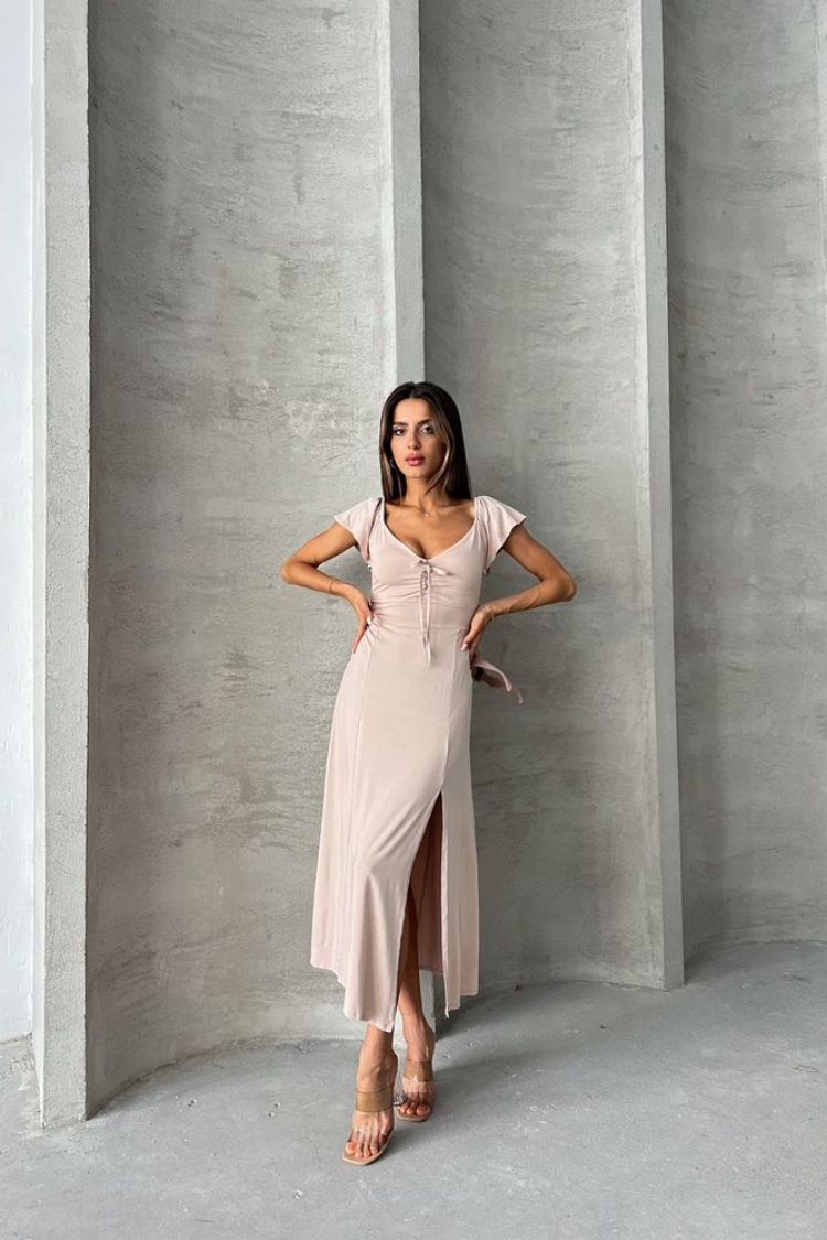 Tas D 2715 Plain Viscose Dress