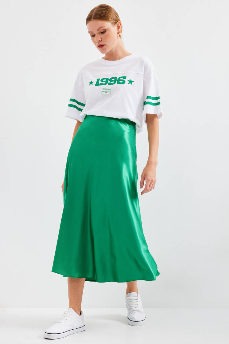 Satin Skirt - Bigdart - Globality Store - Women Clothes Wholesale Turkey