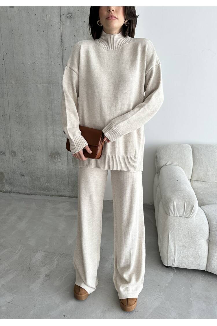 Folded Leg Suit - My Fashion - Globality Store - Women Clothes Wholesale Turkey
