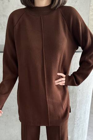 Slit And Ribbed Suit - My Fashion - Globality Store - Women Clothes Wholesale Turkey