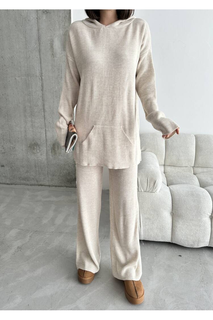 Hooded Suit - My Fashion - Globality Store - Women Clothes Wholesale Turkey
