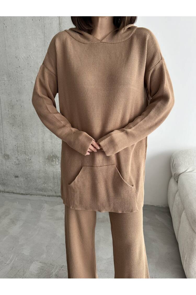 Hooded Suit - My Fashion - Globality Store - Women Clothes Wholesale Turkey