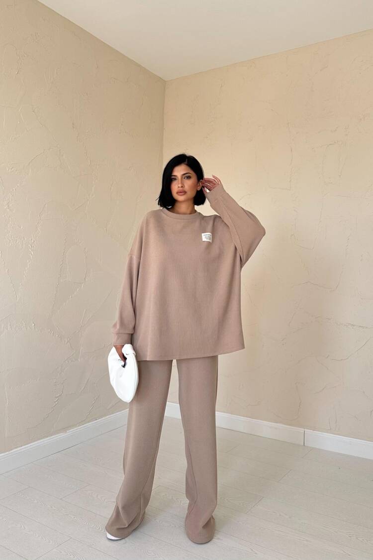 Classic Corduroy Sweater And Trouser Set