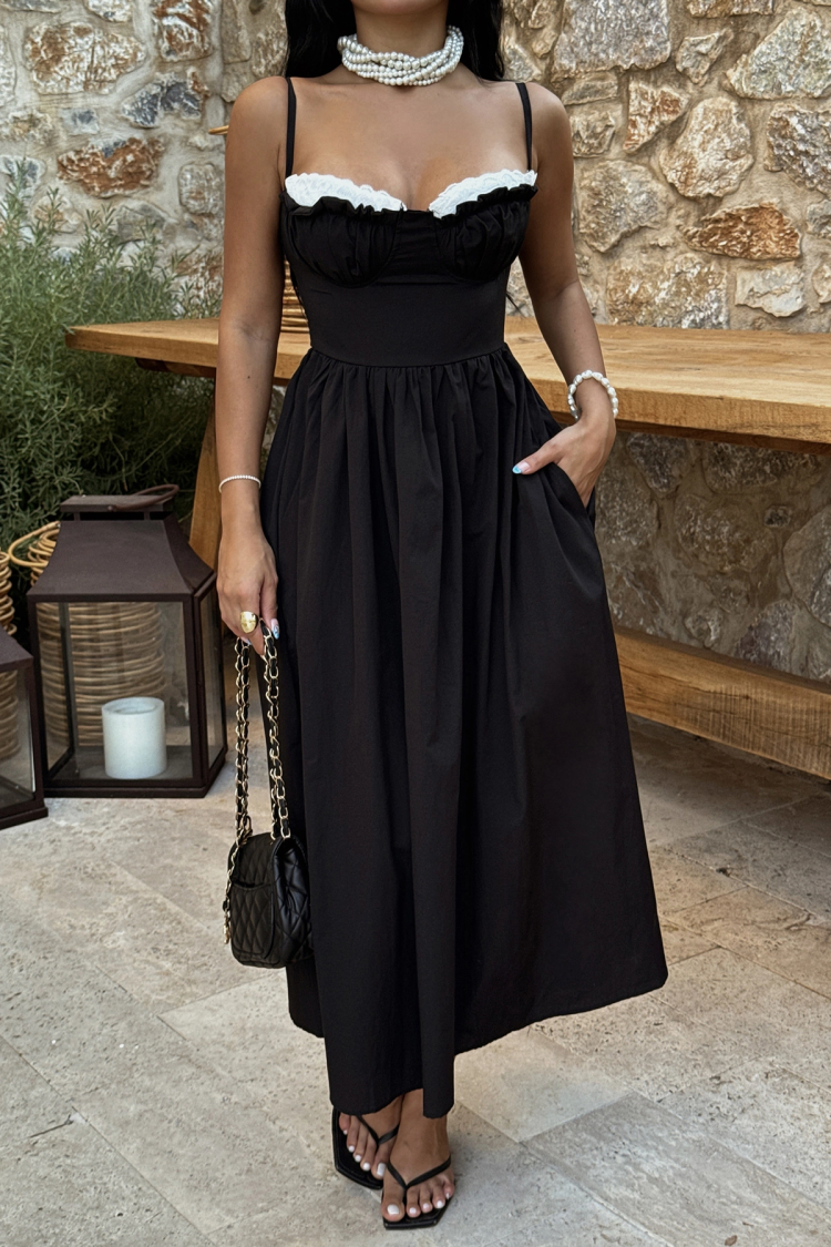 Black Strap Dress
