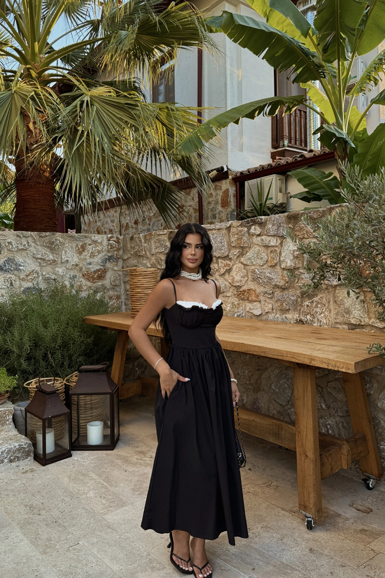 Black Strap Dress