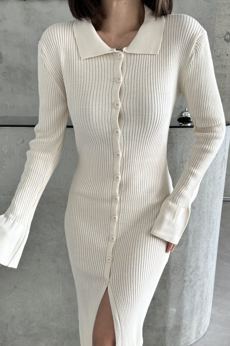 Buttoned Dress
