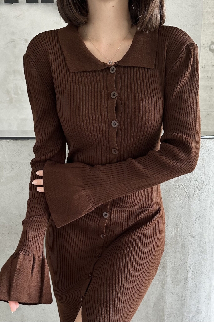 Buttoned Dress - My Fashion - Globality Store - Women Clothes Wholesale Turkey