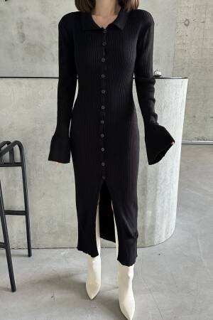 Buttoned Dress - My Fashion - Globality Store - Women Clothes Wholesale Turkey