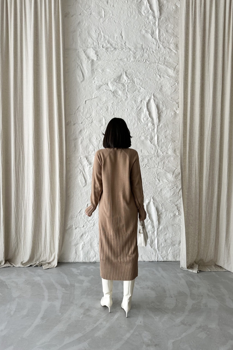 Mixed Ribbed Dress
