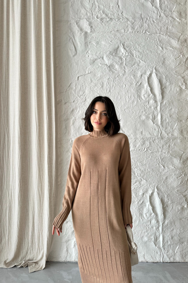 Mixed Ribbed Dress