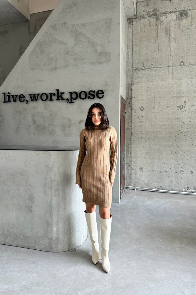 Raised Mini Dress