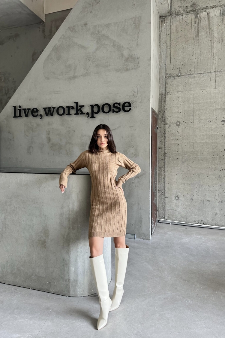 Raised Mini Dress