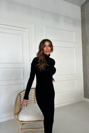 Turtleneck Dress - My Fashion - Globality Store - Women Clothes Wholesale Turkey