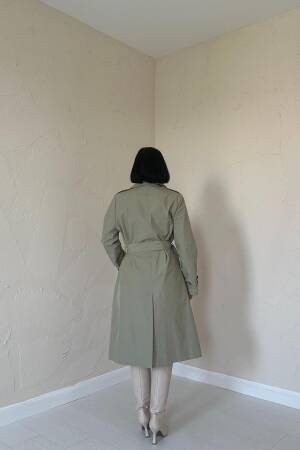Long Belted Trench Coat - Elisa - Globality Store - Women Clothes Wholesale Turkey