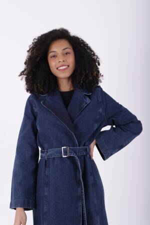 Belted Denim Trench Coat - XLove - Globality Store - Women Clothes Wholesale Turkey