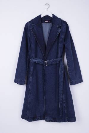 Belted Denim Trench Coat - XLove - Globality Store - Women Clothes Wholesale Turkey