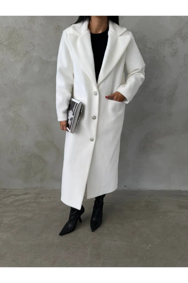 Thai Feather Women's Coat - Fiori - Globality Store - Women Clothes Wholesale Turkey