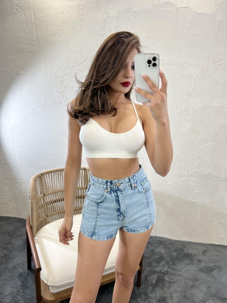 Denim Shorts - Fame - Globality Store - Women Clothes Wholesale Turkey