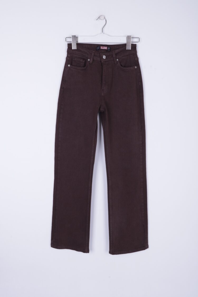 Stitched Wide Leg Relax Jeans