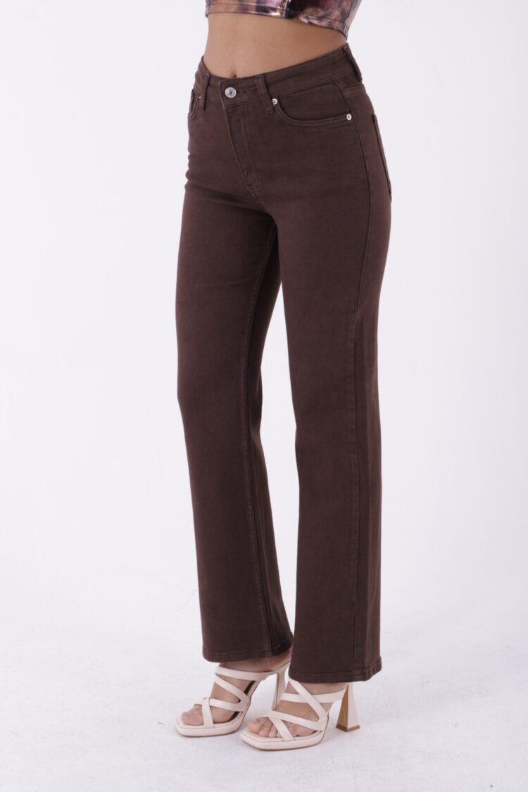 Stitched Wide Leg Relax Jeans